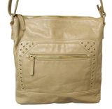 Amerileather Simply Studded Crossbody Handbag