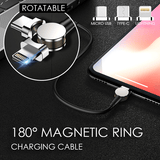 180° Magnetic Ring Charging Cable