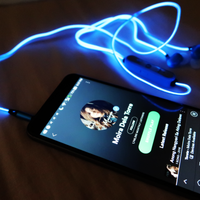 LED SPARK EARPHONE--World's First and Only Laser Headphones