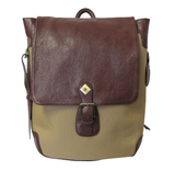 Amerileather Two-Tone Ballistic Nylon Backpack